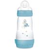 MAM Easy Start Anti-Colic - Borraccia da 260 ml, particolarmente ben accettata, con valvola a fondo contro coliche e tettarelle, misura 1, 0 mesi, elefante