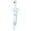 MAM Training Brush, spazzolino da denti per bambini con manico lungo per tenere insieme, spazzolino da denti per la pulizia delicata dei denti, dai 5 mesi in su, turchese