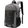 WATERFLY Zaino da trekking da uomo e da donna, 25 l, zaino da trekking leggero, zaino da esterno con fibbia rimovibile sul petto per escursioni, viaggi, campeggio