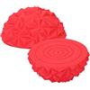 Acouto Palline per Esercizi in PVC, Confezione da 2, Mezza Sfera per Massaggio, per Allenamento dell'equilibrio, Regolazione della Forma del Corpo, per Bambini, Impiegati, Anziani (rosso)