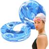 Generic ad acqua per esercizi in piscina, dischi EVA per fitness acquatico o allenamenti di nuoto, attrezzatura da allenamento portatile con impugnatura ergonomica per adolescenti, principianti, donne e
