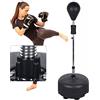 Shiyinge Sports, sacco da boxe da boxe, per adulti, per allenamento da boxe, regolabile, per bambini, con bacchette da boxe, 120 - 160 cm