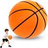FARYODI Silent - Palla da basket 2026, misura 7 (24 cm), in schiuma ad alta densità, per interni ed esterni, leggera, arancione