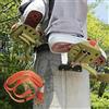 Generic Scarpe da arrampicata antiscivolo con cuscinetti in gomma e punte regolabili per una migliore presa sui bastoni da lavoro - rampicante elettrico portatile (24,9 cm)