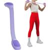 Generic Corda di resistenza - fascia elastica in silicone per yoga | Corda elastica rosa per la schiena | Fascia elastica per allenamento con comodi anelli per le dita, attrezzatura portatile per esercizi per