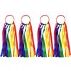 NVOQILIN Nastri colorati da palestra nastro danza arte ritmica ginnastica balletto filanti twirling polsino allenamento puntelli professionali danza streamers