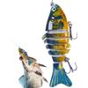 Generico Esca da pesca al nuoto, esca da nuoto duro | Bass da pesca a basso per il corpo del corpo duro - Professionisti Strumento di ad acqua salata di acqua per stagni, corsi d'acqua, laghi