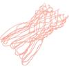 PACKOVE Rete da Basket Luminosa Rosa 50 Cm in Poliestere Resistente per Esterni Rete da Basket Portatile di Rimbalzo per Scuola e Campi da Gioco Professionali