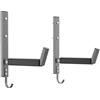 Generic Supporto da parete per kayak, gancio per tavola da surf, capacità 90,7 kg, staffe per montaggio a parete per kayak, per scale, canoe, paddleboard, snowboard, biciclette