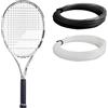 Babolat Boost Wimbledon Limited Edition - Racchetta da tennis con cordino, colore: panna/avorio/beige scuro (impugnatura 10,6 cm)
