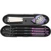 Mtlavishness Set di 3 Freccette Professionali con Punta in Acciaio 22g Freccette in Acciaio Inossidabile con Manico Antiscivolo Custodia Portatile per Principianti Principianti e