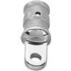 VINTORKY Tappo Lunghezza Inossidabile per Tubo 316 Allungato in Acciaio Durata Marinegrade Regolabile, Accessorio Estive per Bimini Top per Vacanze Uso Industriale