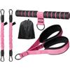 Générique Fascia di resistenza a pedale, Attrezzatura per esercizi regolabile da 27,2 kg a 13,6 kg - Bande di resistenza per donne con maniglia, ideale per le donne