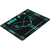 Generic Stickhandling Pad - Tappetino da allenamento per calcio, per interni ed esterni, silenzioso, antiscivolo, grande, per gli amanti del calcio, adulti, professionisti, principianti e
