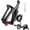 Yhsioaklo Portabottiglie per bicicletta, supporto regolabile per telaio da 20-35 cm, per moto, sedia a rotelle, passeggino, scooter