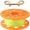 ZMellifluent Mulinello da immersione Linea verde fluorescente Materiale plastico Rame Gancio a doppia estremità Lunghezza cavo 30 metri Mulinelli da immersione (Viola)