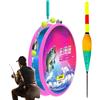 Générique Set Di Galleggianti Da Pesca - Kit Piattaforma Bobber Automatico 12 Cm, Sistema Di Indicatore Di Linea Ad Alta Visibilità | Strumento Di Acqua Salata Affidabile Durante Kayak, Barca, Sport Pl