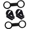 OFFSCH Set 4 Bloccacintura per Maschera e Porta Boccaglio in Silicone e ABS, Robusto Lucchetto per Snorkel, Accessori per Immersioni Leggeri e Regolabili per Snorkeling e Sport Acquatici