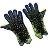 Ahgsup da Portiere da Calcio Lattice Premium Antiscivolo Ammortizzazione Traspirante per Allenamento e Competizione Fluorescenti 2 Paia (Taglia 9 (ID 18,9 mm/0,74 pollici C 59,5 mm/2,34)