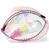 Lineaeffe Testa di Guadino da Pesca Testa Guadino Pieghevole Multicolor D. 50 cm per Mare Fiume Trota Lago Filettatura Universale