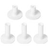 YELARXI Tee da golf in gomma, simulatore di golf ad altezza regolabile per tappetini, 2 pezzi da 3,8 cm a forma di croce e 3 tee cavi da 7,3 cm e bianco, adatti per (tappetini da golf, campo guida