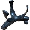 QLoztyse Dribbling Sliding Clamp Intensificazione Dribbling Attrezzatura Allenamento Basket Strumento Gestione Palla Potenziamento Agilità Mobilità Mat, Bianco