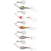 Generic XILILHC 5 Pezzi 10g 15g 20g Esca da Pesca Rotante Composito Paillettes Spinner Esca Lancio Lungo Affondamento con Rumore Kit Esca Finta(10g)