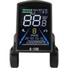 Caswynlife Pannello di visualizzazione dell'affissione a cristalli liquidi di colore della bicicletta elettrica per S-100, 24V-72V Ebike Computer con il connettore SM, supporto di 2 protocolli
