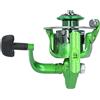Gucagle Mulinelli da pesca spinning MX Potente corpo in metallo Rapporto di trasmissione 5.2:1 Ruota da pesca ad alta velocità per la pesca in acqua dolce e salata con bobina interamente (MX1000)