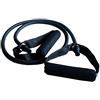 Shunwige Toweter Pilates Fitness-Tube Elastica di Resistenza per Fitness con Maniglie (Nero)