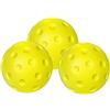 Generic IIndoor - 3 palline da pickleball per ridurre il rumore in schiuma di poliuretano, 74 mm, silenziose, calde, sottaceti, per uso interno ed esterno, cortile, prato, palestra, patio, allenamento