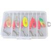 Generic Spinner Baits, 5 Pezzi Esca da Pesca Spinner Baits, Attrezzatura Leggero Colori in Scatola per Uomini Pescatori in Acqua e Salata