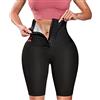 KUMAYES - Pantaloni da sauna a vita alta, per allenamento termico e cosce, taglia L, colore: Nero