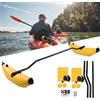 TianfuSpanda Stabilizzatori per Kayak Realizzati in Materiale PVC, Stabilizzatori per Kayak Costruiti in Stile Gonfiabile, Kit di Bilanciamento Canoa Bianco per Piloti di Barca e Appassionati (Blue)