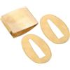 ABOOFAN Protezione per Katana Giapponese in Ottone Oro, Montaggio senza Giunzioni, Facile Installazione, Design Retrò, Dimensioni 3.00x2.70x1.00cm, per Esposizione e Giochi di Ruolo