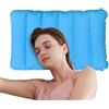 Generisch Cuscino speciale per aerei, 26 x 41 cm, morbido e portatile, supporto lombare, gonfiabile, da viaggio, per campeggio, ufficio, casa, stadio, , sedia a rotelle, pesca, picnic
