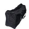Generico Borsone Sportivo con manici e Tracolla, Tasca Frontale, Da Viaggio, Palestra - Misure: L72 x P23 x A 32 cm (NERO)