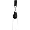 GGbaony Fune per Power Rack, puleggia girevole a 360°, portata 100 kg, sistema di trazione con corda in acciaio da 2 m, con corda per tricipiti e perno di ricarica per l'allenamento della forza a casa