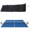 Hominas Rete di ricambio per ping pong, 182 x 15 cm, portatile, in cotone, per qualsiasi tavolo, per interni ed esterni, colore nero