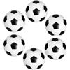 Xinglongs Palline da calcio balilla di ricambio per giochi da tavolo 24 pezzi 32 mm nero bianco palla da calcio per intrattenimento flessibile allenato rilassato bambini piccoli mini palline da calcio balilla