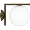 Flos IC Lights W1 Outdoor Lampada da Parete Deep Brown
