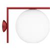 Flos IC Lights W2 Outdoor Lampada da Parete — design Michael Anastassiades Rosso Burgundy