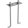 Flos Accessori Mile Bollard 1 e 2 — design Antonio Citterio Piastra di base con bulloni