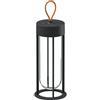 Flos In Vitro Unplugged Lampada da Tavolo Outdoor — design Philippe Starck Nero 2700k