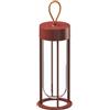 Flos In Vitro Unplugged Lampada da Tavolo Outdoor — design Philippe Starck Terracotta 2700k