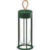 Flos In Vitro Unplugged Lampada da Tavolo Outdoor — design Philippe Starck Verde foresta 2700k