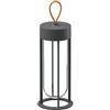 Flos In Vitro Unplugged Lampada da Tavolo Outdoor — design Philippe Starck Antracite 3000k