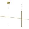 Flos Coordinates S2 Lampada a Sospensione — design Michael Anastassiades Champagne anodizzato S2