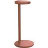 Flos Oblique Qi Lampada da Tavolo — design Vincent Van Duysen Ruggine opaco