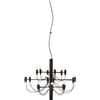 Flos 2097/18 Lampada a Sospensione Matt Black CLEAR BULBS 2200K